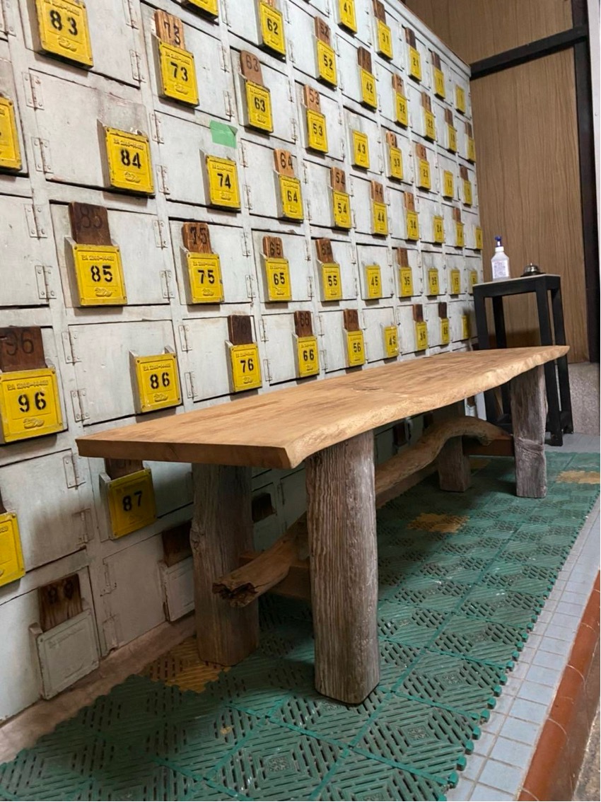 ベンチづくりの記録　その4　-組み立て【完成】-